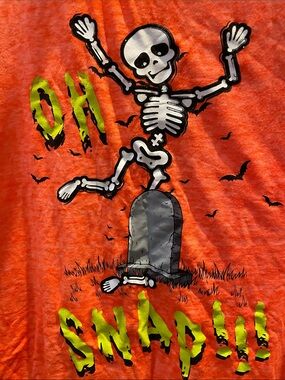 ALL ACCESS Rocker Girl Orange Tie-Dye Tee